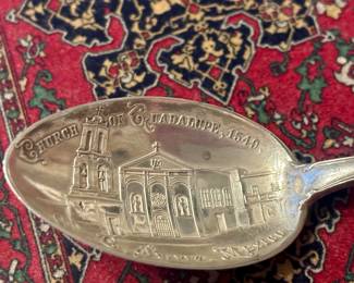 Sterling Silver Spoon - Church Of Guadalupe Juarez, Mexico