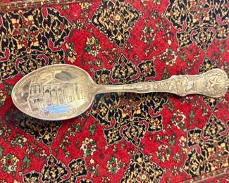 Sterling Silver Spoon - Church Of Guadalupe Juarez, Mexico
