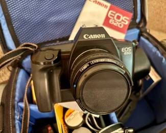 Cannon EOS - 620 Film Camera sold w/all accessories