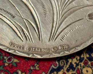 Towle - Sterling Silver - Medallion Ornament - 1978