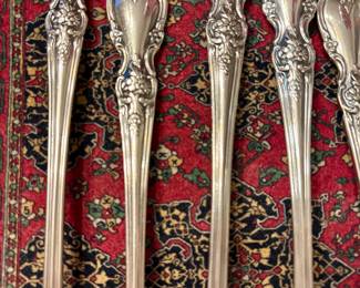 Vintage - Oneida Community Louisiana - Stainless - Ice Tea Spoons - (7)