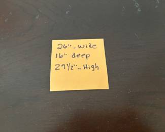 (1) Nightstand - Available for Pre-Sale - $40 plus tax - Must be paid for and moved by Monday, June 9th at 6 p.m. Must bring enough help for moving and loading, as Thrifty Blonde and staff are unable to assist due to our liability insurance limitations.