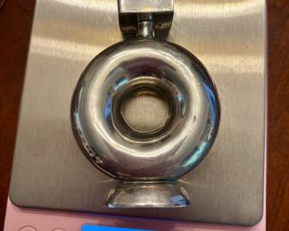 Vintage Mexico TAXCO Sterling Silver Miniature Perfume Bottle - TM 8B