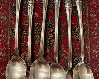 Vintage - Oneida Community Louisiana - Stainless - Ice Tea Spoons - (7)