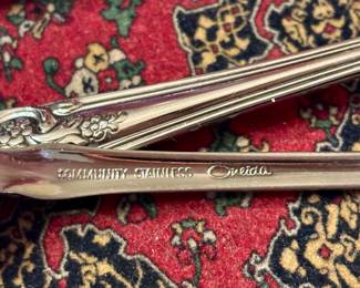 Vintage - Oneida Community Louisiana - Stainless - Ice Tea Spoons - (7)