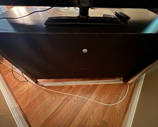 TV STAND- Available for Pre-Sale - $150 plus tax - Must be paid for and moved by Monday, June 9th at 6 p.m. Must bring enough help for moving and loading, as Thrifty Blonde and staff are unable to assist due to our liability insurance limitations.