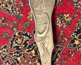 Sterling Silver Spoon - Church Of Guadalupe Juarez, Mexico
