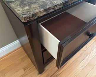 (1) Nightstand - Available for Pre-Sale - $40 plus tax - Must be paid for and moved by Monday, June 9th at 6 p.m. Must bring enough help for moving and loading, as Thrifty Blonde and staff are unable to assist due to our liability insurance limitations.