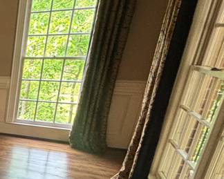 Custom Curtains from the Bellemeade Neighborhood Home.