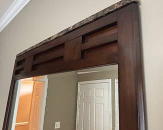 Mirror - Matches Dresser - Available for Pre-Sale - $60 plus tax - Must be paid for and moved by Monday, June 9th at 6 p.m. Must bring enough help for moving and loading, as Thrifty Blonde and staff are unable to assist due to our liability insurance limitations.