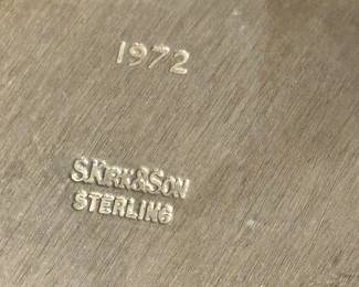 S. Kirk & Son - Sterling Silver - Cherub Horn Ornament - 1972