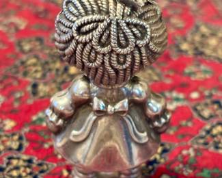 Sterling Silver by Bobbs Merrill Inc. & Co. - Raggedy Ann Ornament - 1975