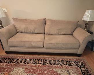 Sofa - Available for Pre-Sale - $150 plus tax - Must be paid for and moved by Monday, June 9th at 6 p.m. Must bring enough help for moving and loading, as Thrifty Blonde and staff are unable to assist due to our liability insurance limitations.
