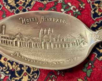 Sterling Silver Spoon - Hotel Alvarado - Albuquerque, New Mexico