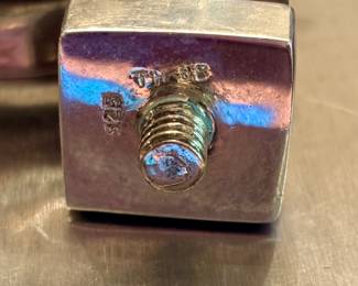 Vintage Mexico TAXCO Sterling Silver Miniature Perfume Bottle - TM 8B