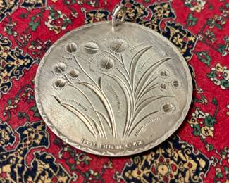 Towle - Sterling Silver - Medallion Ornament - 1978