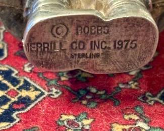Sterling Silver by Bobbs Merrill Inc. & Co. - Raggedy Ann Ornament - 1975