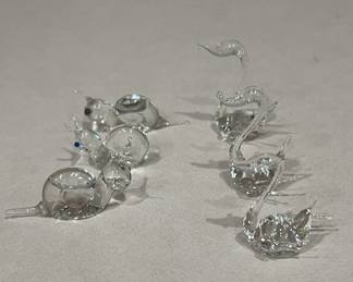 Glass Swans Snails