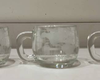 Nestle Vintage Globe Coffee Mugs Nescafe