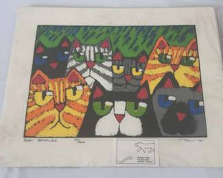 Sushi Barflies by T. Farr Signed Numbered