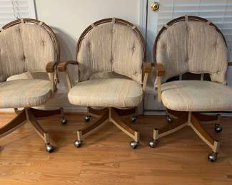 Wood Metal Cushioned Chairs 3 by US Furniture Inc of High Point NC