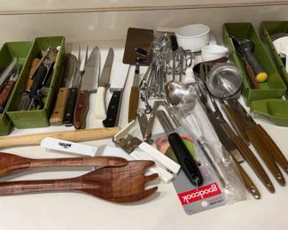 Mystery Lot of Kitchen Utensils Tools