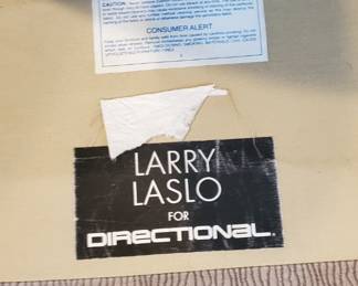 Tag on Larry Laslo Chair