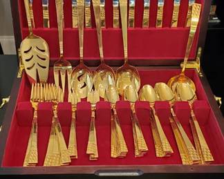 Gold Toned Flatware