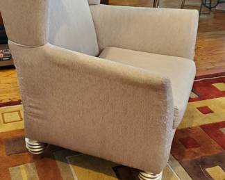 Larry Laslo for Directional Wingback Large Scale Chair - Post Modern