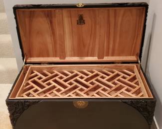 Interior of Asian Storage Trunk