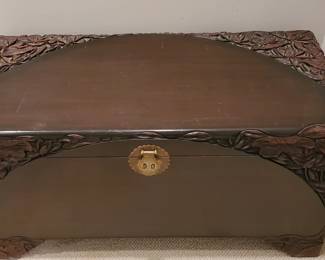 Awesome Carved Asian Storage Trunk!