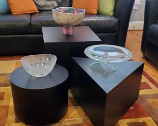 Neat Rolling Laminate Occasional Tables
