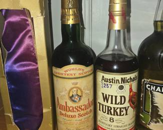 Vintage Wild Turkey 101 bourbon whiskey