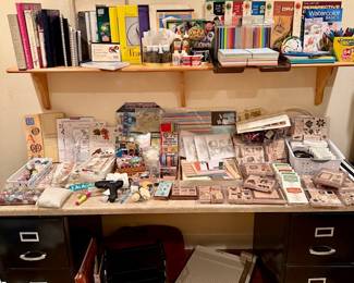Desk / Crafting / Some Scrapbooking + Craft Books available