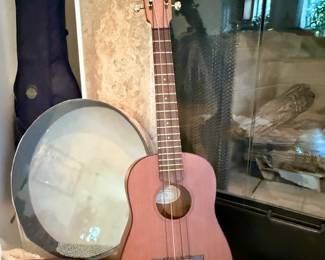 LEHUA Concert UKULELE w/Soft FEBDER Case….Also, Several Ukulele Music Books