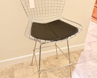 Knoll Style Chrome Bar Stool MCM