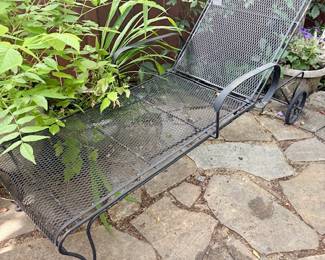 Metal Chaise Lounge