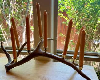 Horn Candle Centerpiece / Pottery Barn