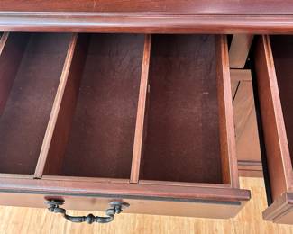 M61 - $175. Small Server Cabinet. Measures 47.5" wide x 18.5" deep x 36" Tall. Overall very good condition - does have a ring on the top - see photo.