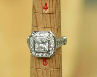 J18 - $45. Size 5 Sterling Ring.