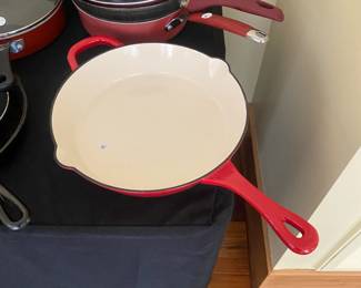 M118 - $15. Crockpot Brand Enamel Cast Iron Skillet.