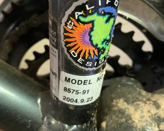 M89 - $40. Anza Pulse Bike. Model 8575-91. 2004.