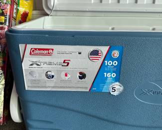 M81 - $30. Coleman XTreme5 Cooler. 100 qt.