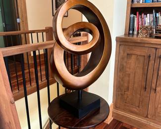 M57 - $75. Wood sculpture - unsigned. Measures 27"tall.