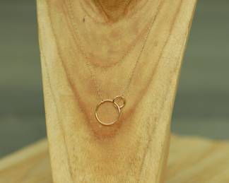 J50 - $25. Stamped Sterling Forever SW 925. Adjustable 16" - 18".