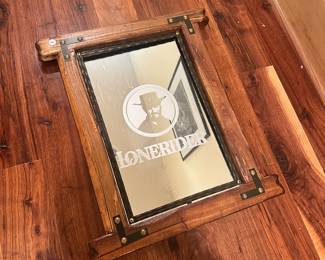 M79 - $30. Lonerider Mirror. Measures 21" x 25"