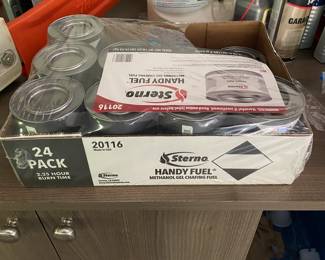 M91 - $12 Partial Case of Sterno Handy Fuel.