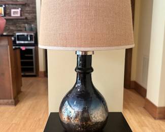 M76 - $25. Table Lamp. Measures 19.25" tall.