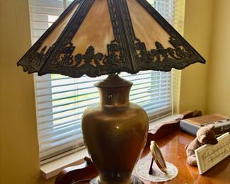 Bradly Hubbard Art Deco Slag Lamp