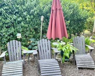 Adirondack Lounges /wood
